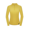 VIK 1/4 Zip Women Amber Yellow