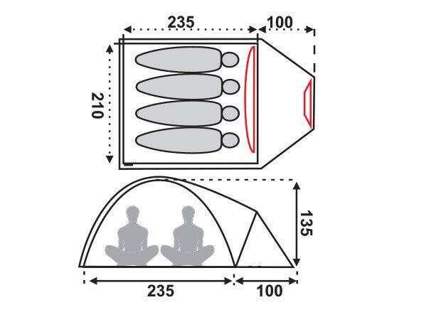 ANDY IV / 5.2 kg tent