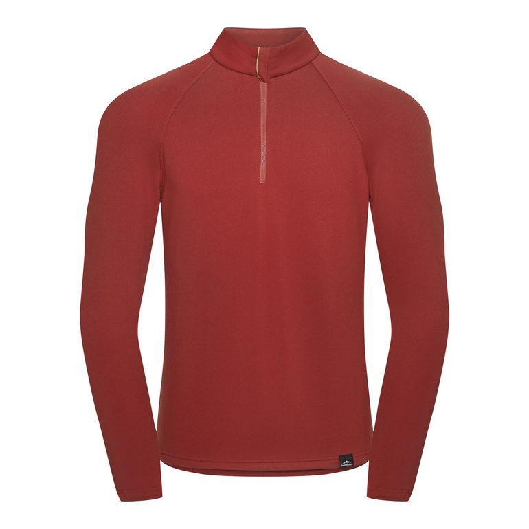 VIK 1/4 Zip Men Oaky Red