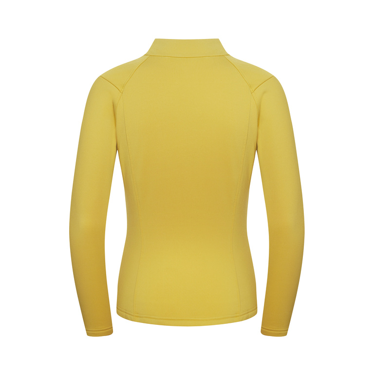 VIK 1/4 Zip Women Amber Yellow