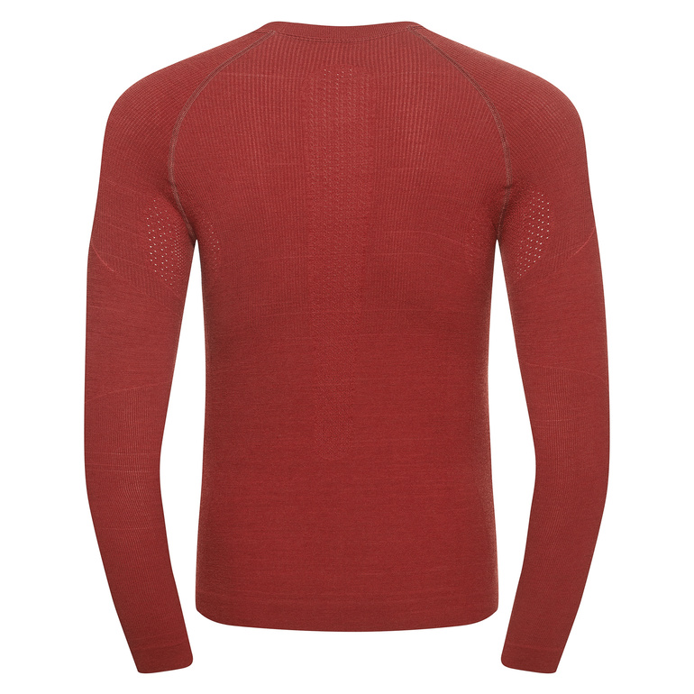 Oxiva Merino Longsleeve Men Oaky Red