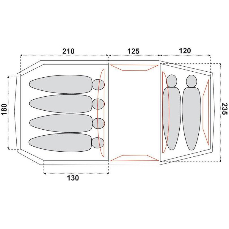 SPLIT VI / 10.8 kg tent