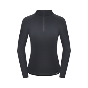 VIK 1/4 Zip Women Rocky Grey