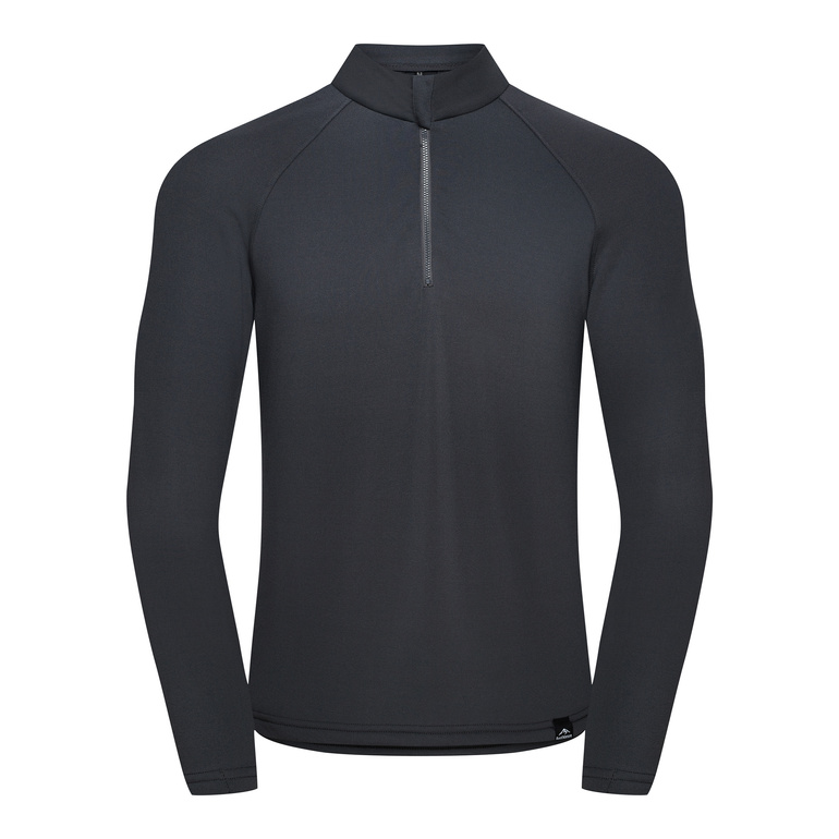 VIK 1/4 Zip Men Rocky Grey