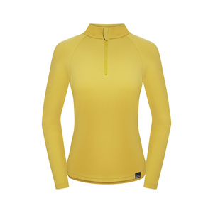 VIK 1/4 Zip Women Amber Yellow