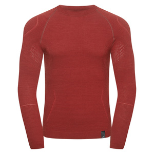 Oxiva Merino Longsleeve Men Oaky Red