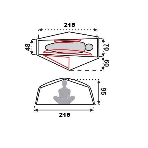 TORDIS I tent 2.0 / 2.1 kg